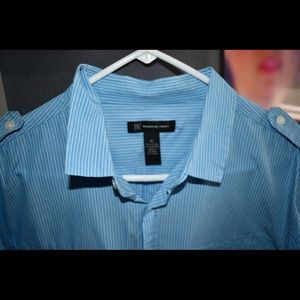 INC Button Down Casual Dress Shirt size XL